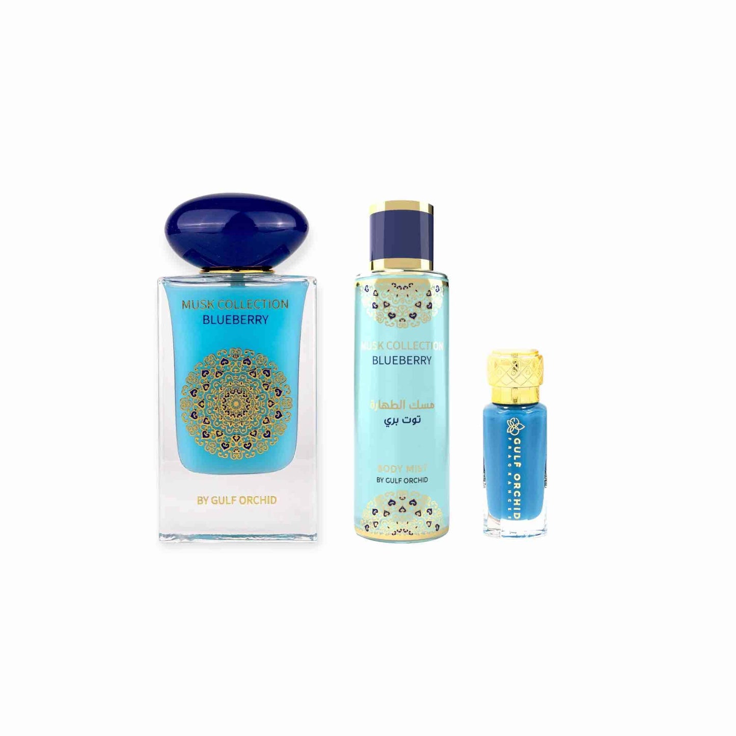 Gulf Orchid - Musk Collection Blueberry - Coffret Edp 60ml + Body Mist + Huile