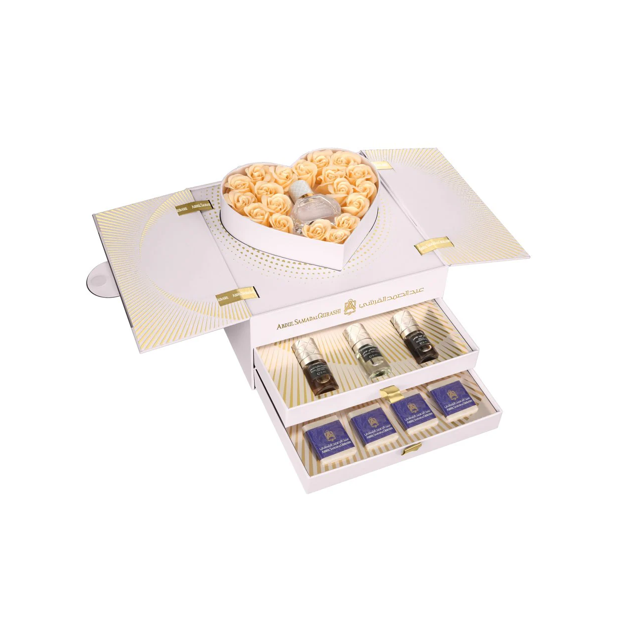 Abdul Samad Al Qurashi - Rose Heart Box - Coffret